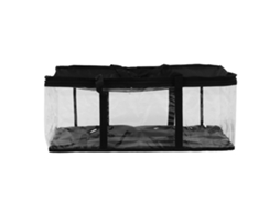 Bolsa De Armazenamento De Ferramentas De Pvc Transparente Com Cremallera Impermeável Organizador De Grande Capacidade 64x32.5x25cm