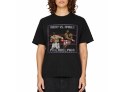 Rockinstone Rocky Movie Super Fight Black Adult T-shirt Size:xl