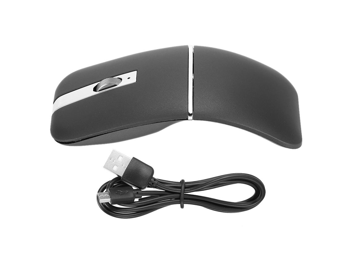 Rato Sem Fio LAXISCREED 2.4g Rotativo Ultra Fino Recarregável