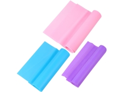 Conjunto De 3 Faixas Elásticas Resistência Para Ioga Com Aderência Antiderrapante, Feitas Material Tpe
