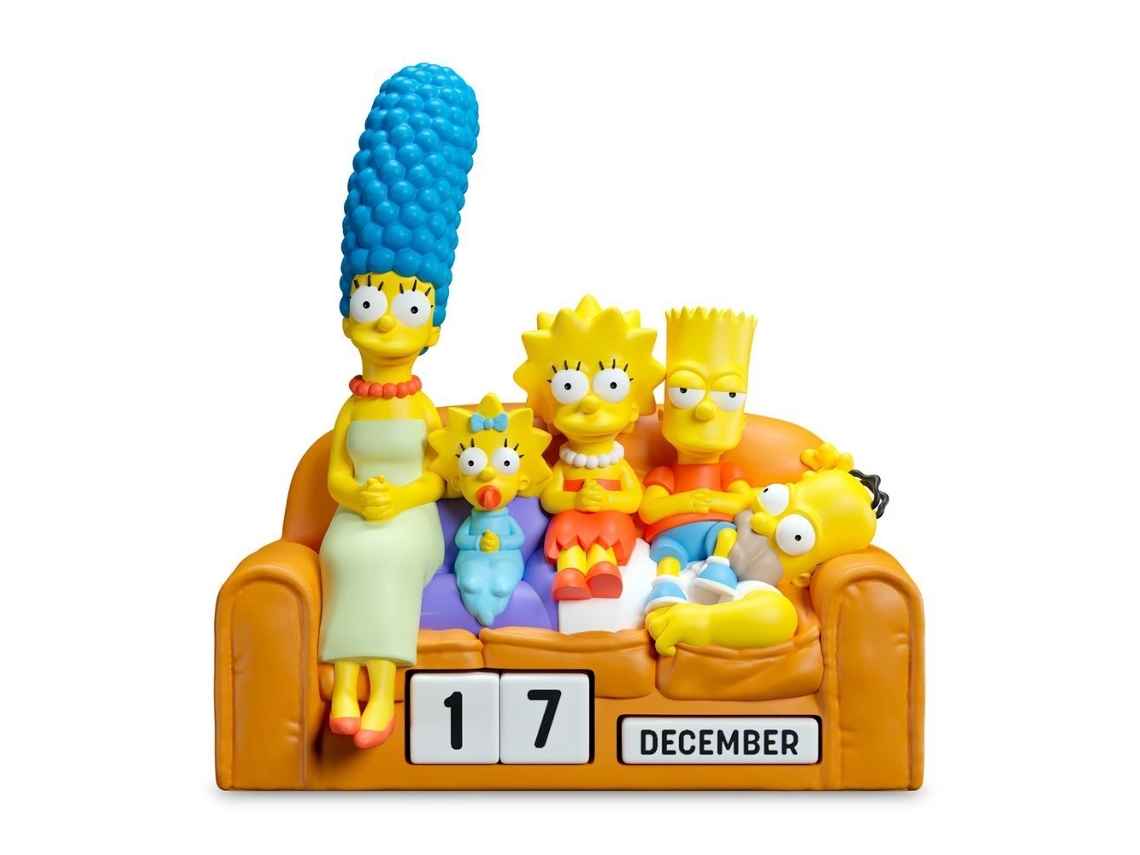 Calendário Perpétuo 3d com Design Dos Simpsons BRILVIBERA