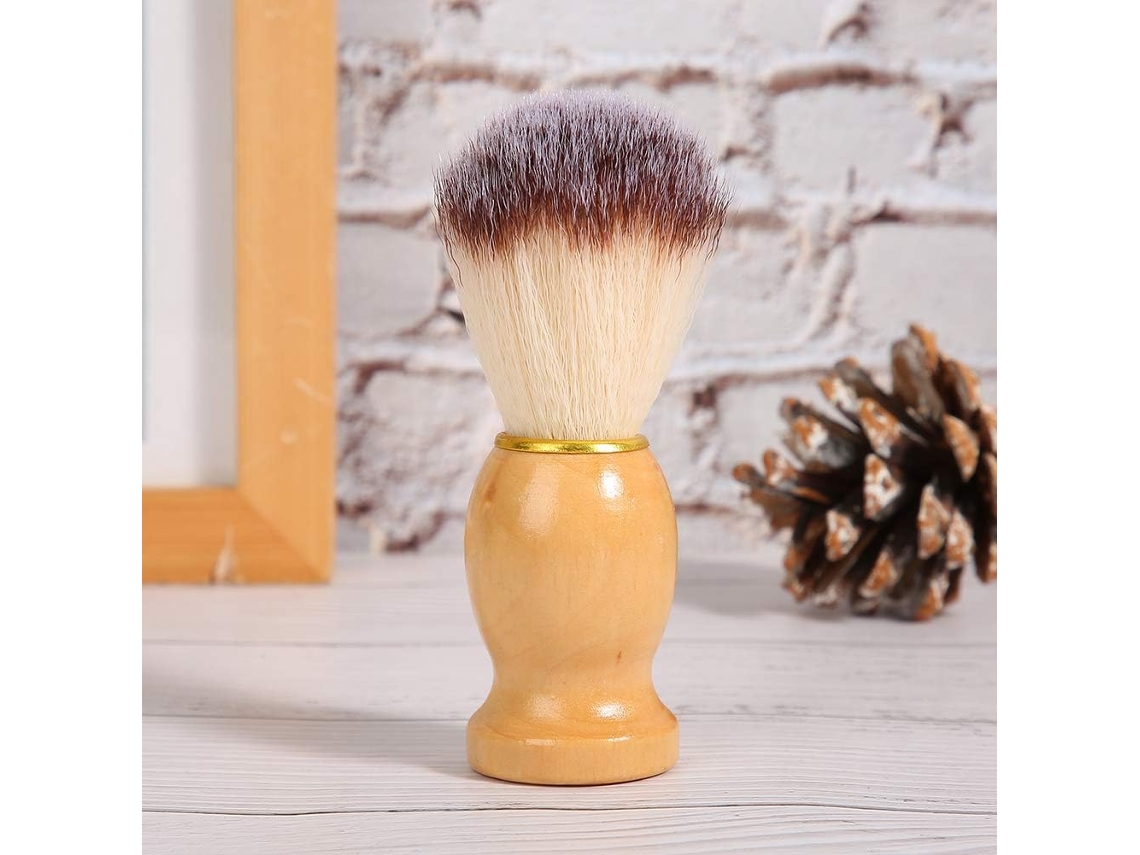 Escova De Cabelo Para Limpeza Fácil Do Pescoço Em Salões Beleza, Material De Fibra Macia, Design Durável, 1 Unidade