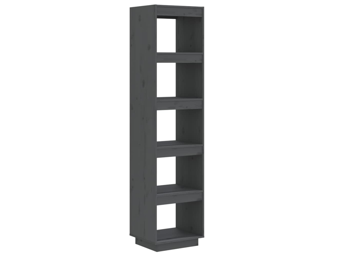 Book Cabinet, Book Cabinets Vidaxl Cinzeto Madeira De Pinho (n/a)