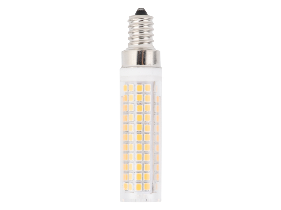 Lâmpada LED Corn E12 regulável 15W 1200lm 136 LEDs 110V para lustre teto parede | S/MARCA