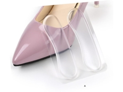 Conjunto De 3 Protetores Calcanhar Antiderrapantes Em Gel Transparente Para A Parte Frontal Do