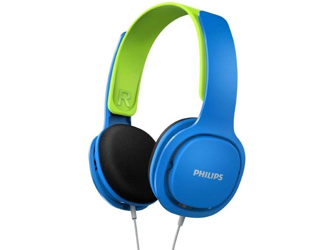 Auscultadores com Fio PHILIPS SHK2000BL/00 (Outlet Caixa Aberta - On Ear - Microfone - Azul)