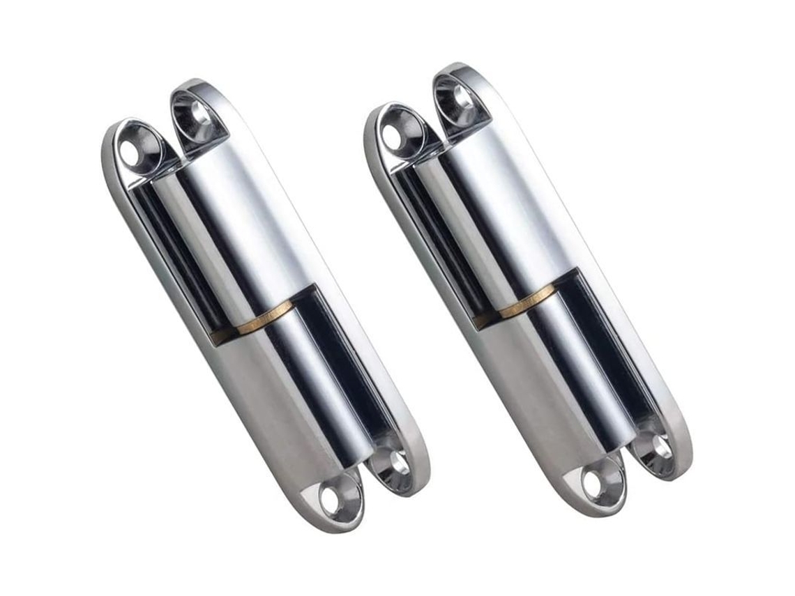 Bisagras de Porta de Armário Linjou, 2 Peças, Aço Inoxidável com Parafusos para Móveis Domésticos S/MARCA