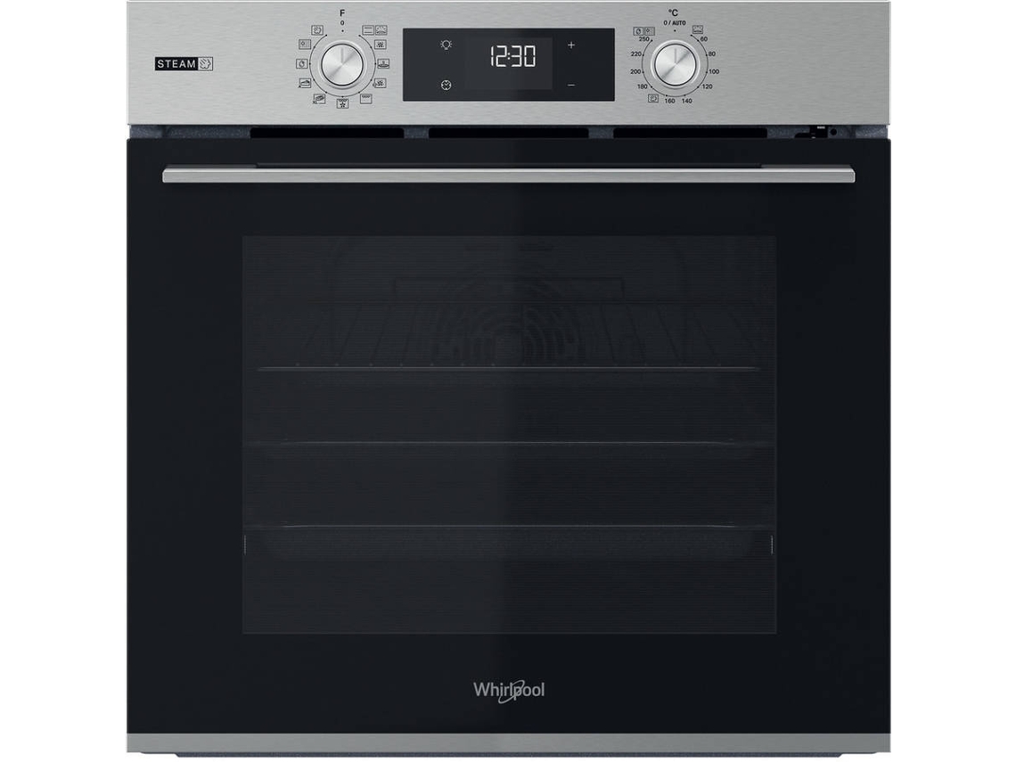 Forno WHIRLPOOL OMSK58RU1SX (71 L - 59.5 cm - Hidro e Pirolítico - Inox)