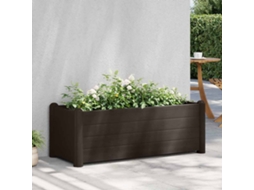 Vidaxl Canteiro Elevado Para Jardim Pp 100x43x35 Cm Moca