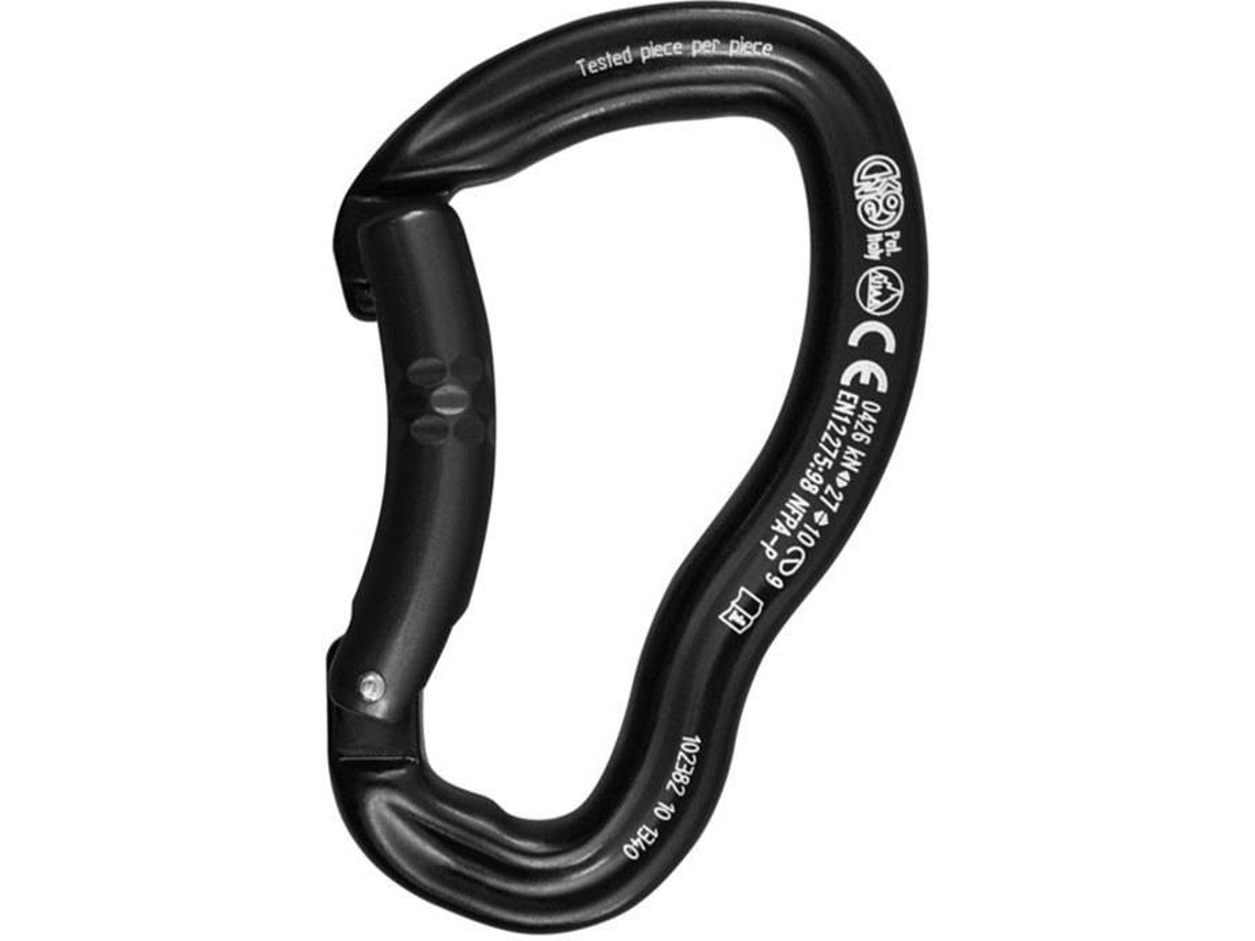 Mosquetão De Escalada KONG Ergo Bent Gate (Preto - Tamanho Único)