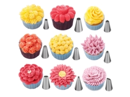 Conjunto De 145 Ferramentas Para Decorar Bolos E Confeitaria - Pontas De Glacê, Saches E Acessórios Básicos