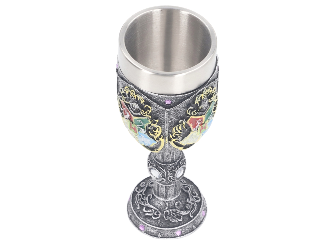 Ornamento Copa Resina Aço Inox Mesa Escritório Presente Aniversário