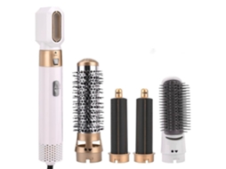 Modelador De Cabelo 5 In 1 Curling Iron Curling Iron Set With Curling Brush S-jfq06*