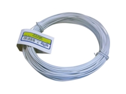 Corda De Roupa Em Plástico D 2.2 Cm 15 M Branco Vynex