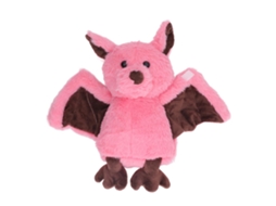 Primerox boneco Pelúcia Morcego Macio Amigável Halloween Decorativo Presente para Crianças Rosa
