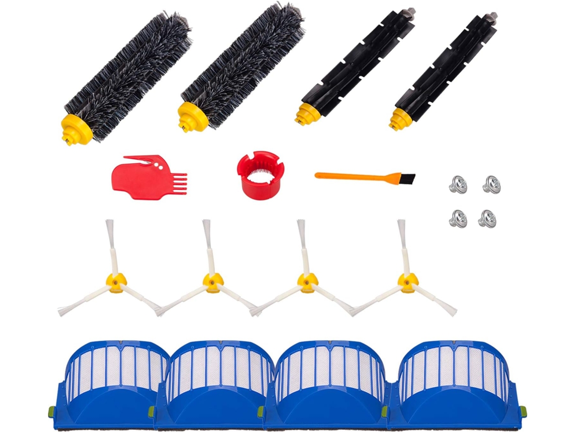 Kit De Peças De Reposição Para Irobot As Séries 600 694 675 692 676 /séries 500 595 585 564 Acessórios Aspirador Robô (14 Peças) Cuich