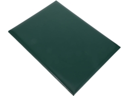 Capa para diploma verde-escura, tamanho carta, rígida e acolchoada com bordas acetinadas, proteção multifuncional para diplomas.