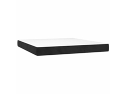 Pocket Spring Bed Mattress, Pocket Spring Bed Mattresses Vidaxl Preto Veludo (160 X 220 Cm)