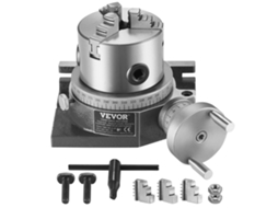 Mesa Rotativa VEVOR para Fresadoras 100 Mm Modelo Horizontal Vertical Mesa Rotativa de Fresagem de Precisão