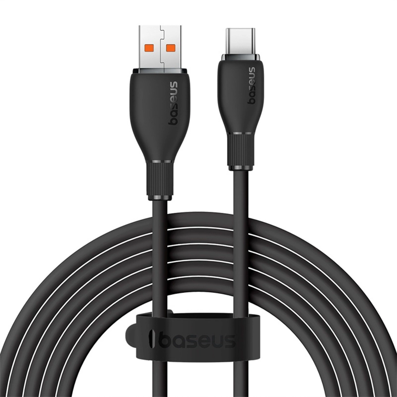 Cabo Baseus Pudding Series 100w Usb-a Para Usb-c 2m Para Iphone E Ipad Com Conector Pd