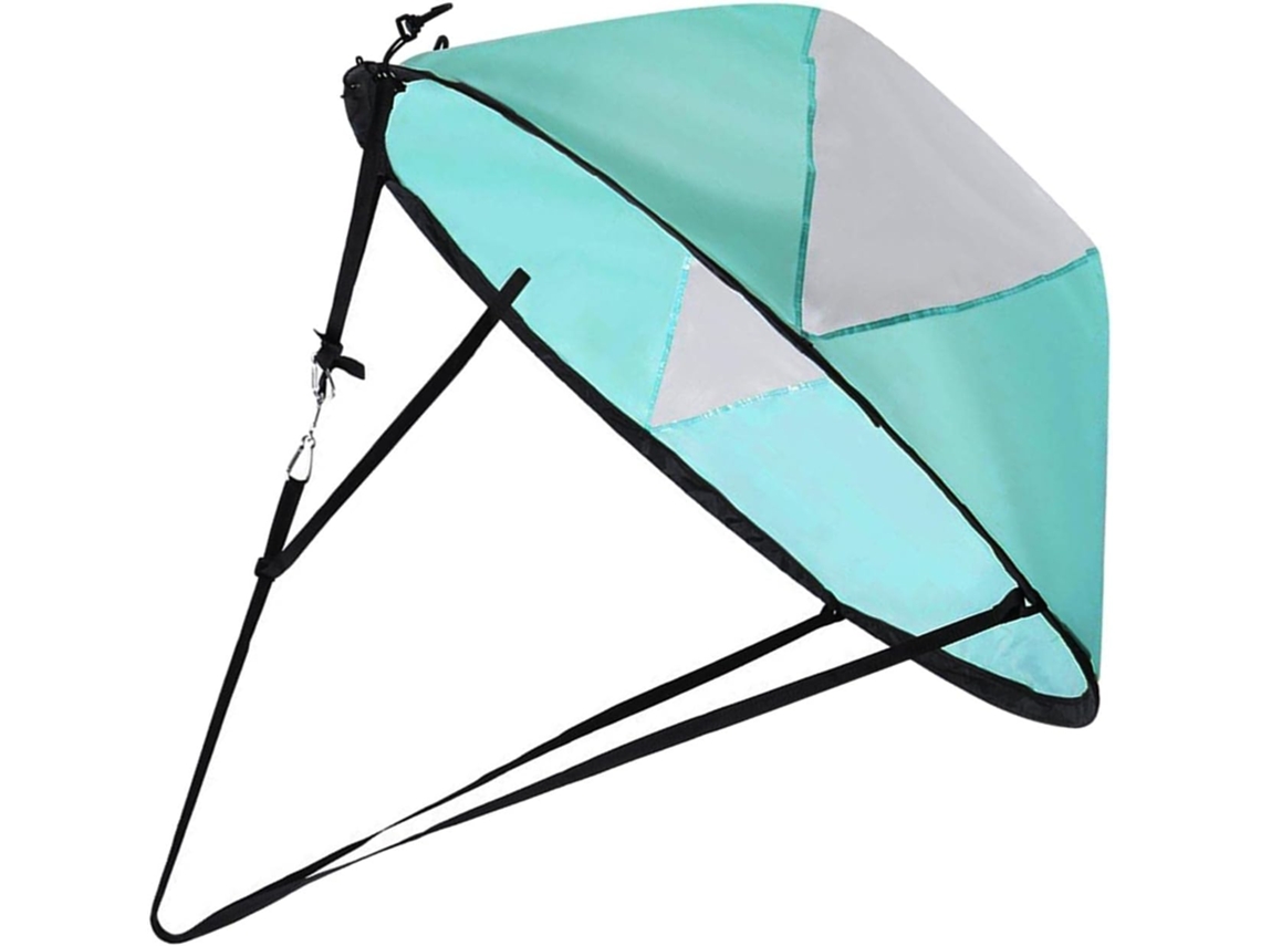 Vela De Vento Para Kayak E Paddle Surf Dobrável De 42 Polegadas Em Pvc Com Janela De Visualização