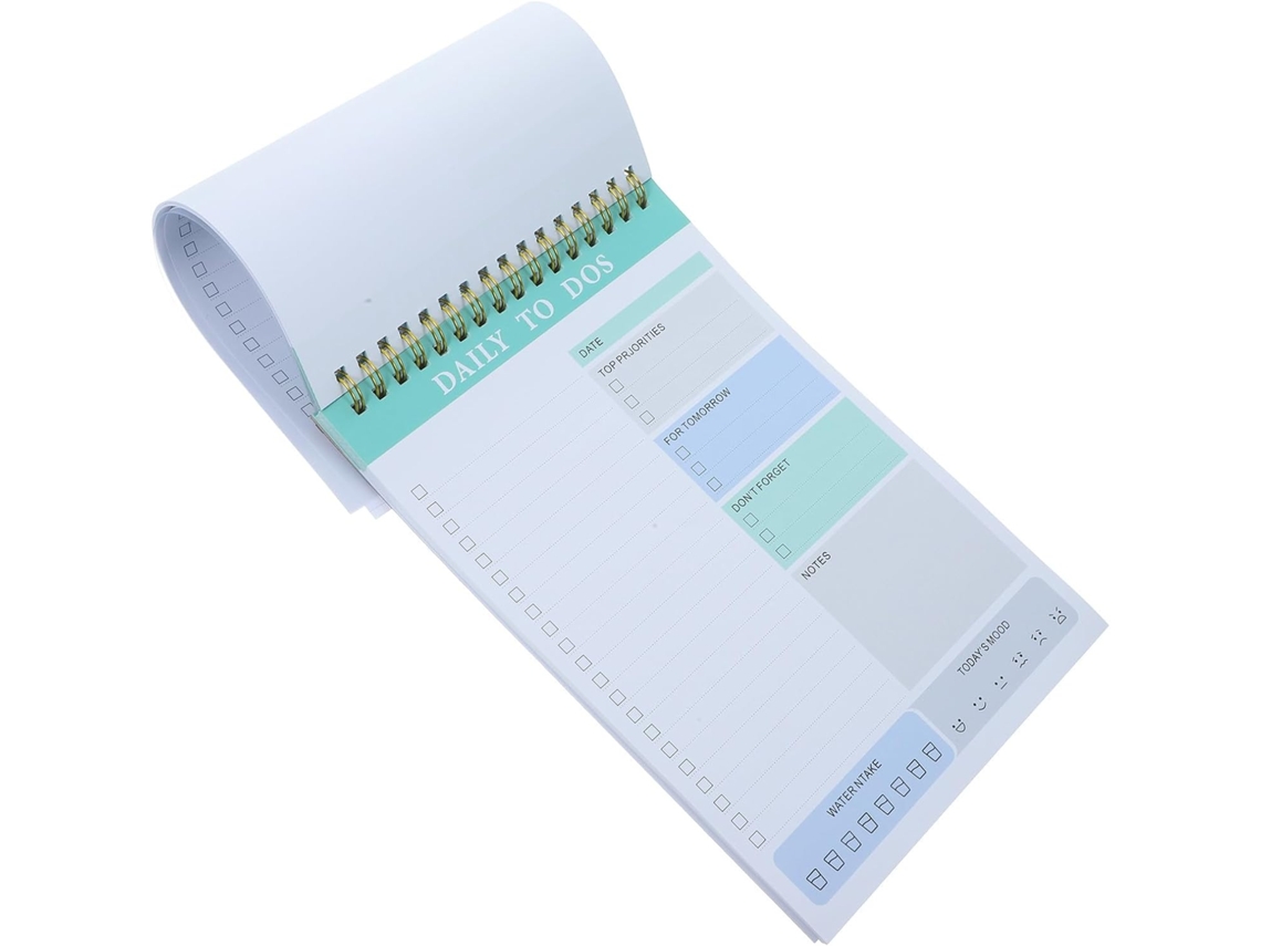 Bloco de Notas Diário com Agenda para e do em Papel CHABERLU