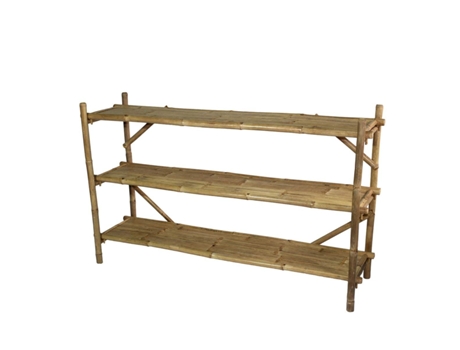 Estante DECOCLICO em bambu castanho claro (150 x 40 x 90 cm)