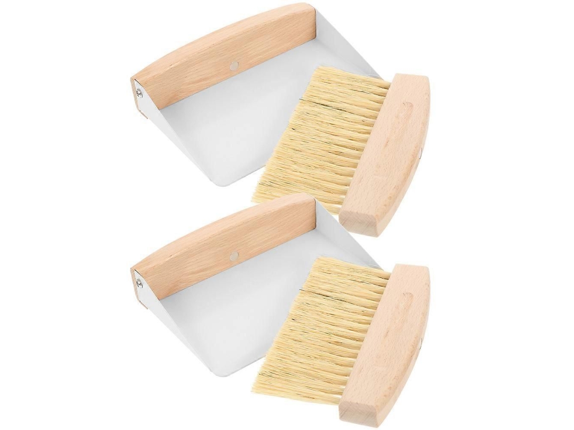 Conjunto de Mini Pá e Escova para Limpeza de Teclado e Mesa ELECTVAULT1 (4 Unidades)