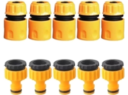 Conector Para Mangueira De Jardim 3/4" E 1/2", Adaptador Torneira