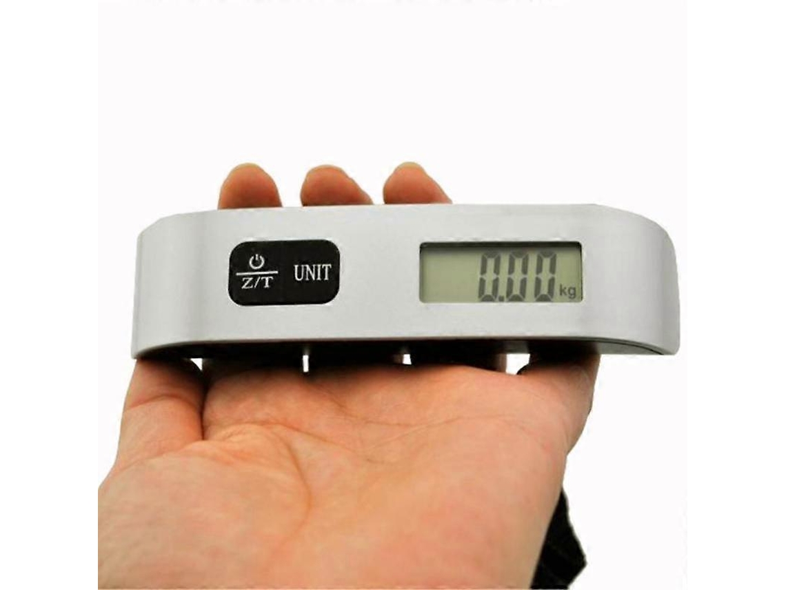 Balança Digital Portátil Para Bagagem, Capacidade 50 Kg, Visor Lcd, Permite Verificar O Peso Antes Do Embarque, No Aeroporto Ou Em Casa