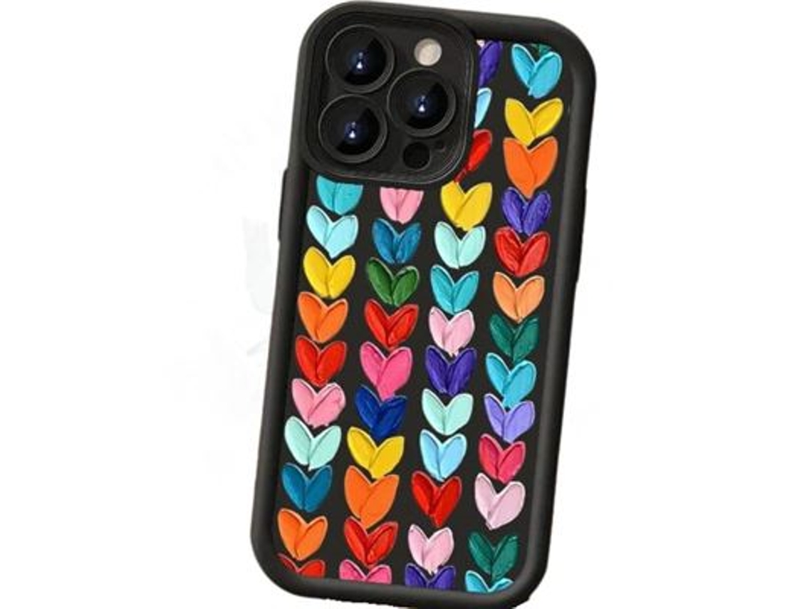 Capa Orysin Em Silicone Com Pintura A Óleo Artística | Para Iphone 16 Pro
