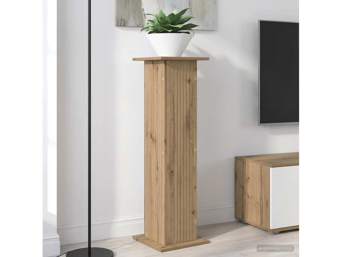 Vidaxl Suporte Para Plantas Carvalho Arttisan 30,5 X 30 X 100,5 Cm