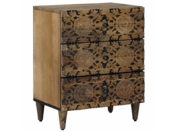Vidaxl Gabinete De Cama Com Gaveta Castanho 50 X 33 X 60 Cm