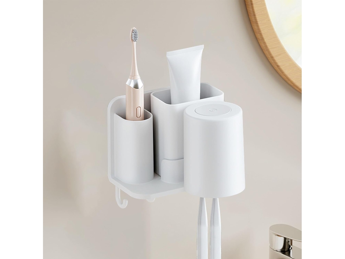 Suporte autoadesivo para Escova de Dentes e Chuveiro AQUAFORGE
