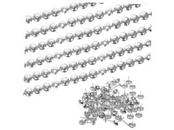 Conjunto De 6 Tiras Decorativas Pregos Para Móveis E Sofás, Ferro Refo