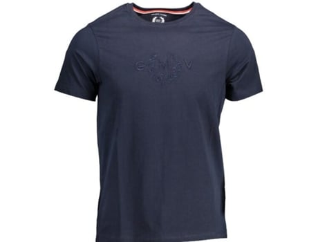 T-shirt De Homem Gian Marco Venturi Algodão Azul (l)