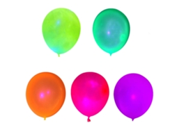 Balões Fluorescentes de 10 Polegadas, 100 Peças, UV Neon LAXISCREED