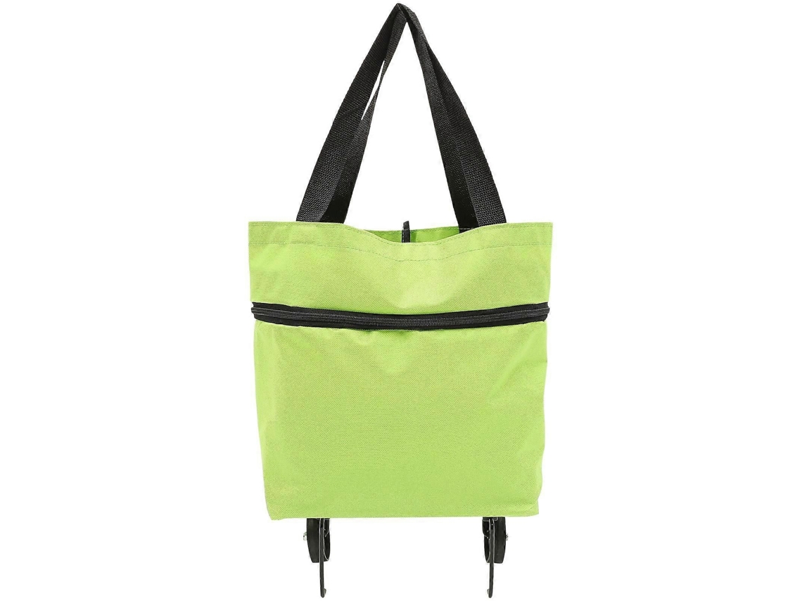 Sacola Dobrável com Rodinhas para Compras, Sacola Dobrável para Supermercado, Sacola para Roupa Suja. GOKOCO