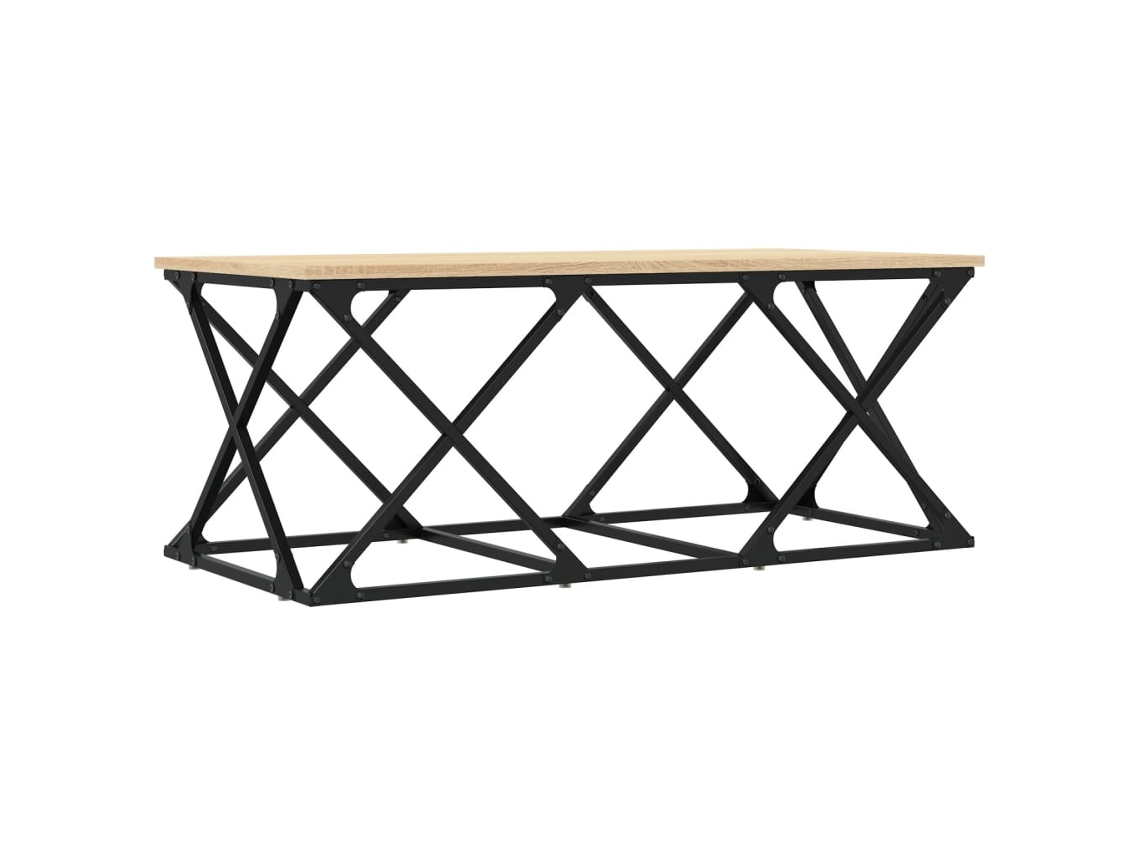 Mesa de centro MAISON EXCLUSIVE Madeira Carvalho Sonoma 100x49x40 cm