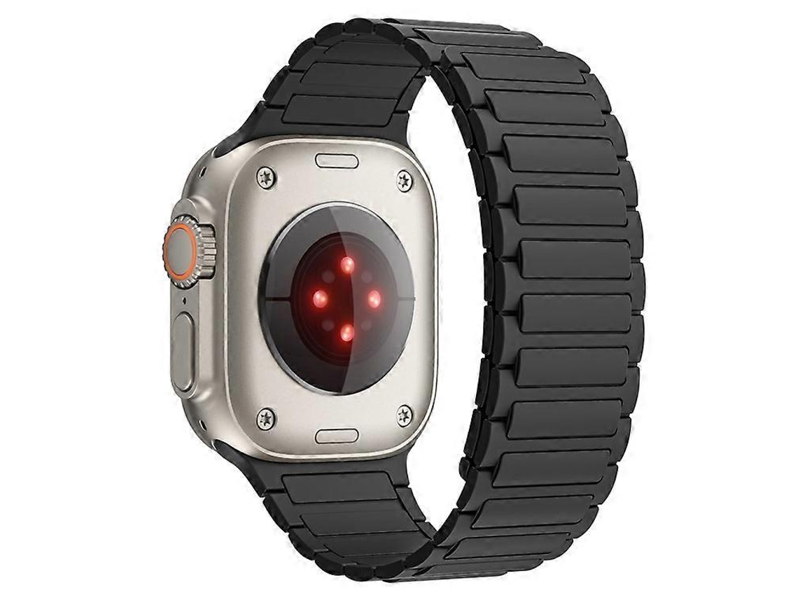 Pulseira De Relógio Magnética Compatível Com Apple Watch Series 9, 8, 7, 41 Mm / Se , Se (2022), Se 6, 5, 4, 40 Mm / 3, 2, 1, 38 Mm Saisiyiky (2023)
