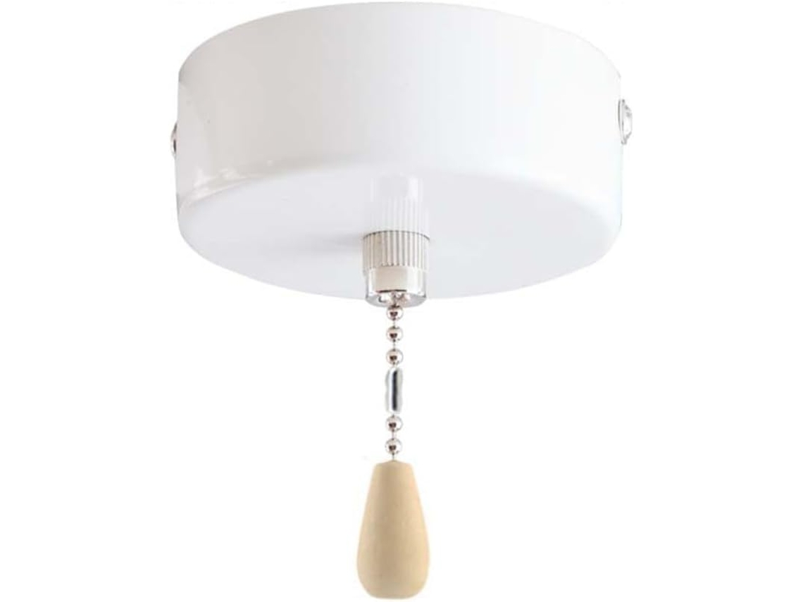 Interruptor De Luz Teto, Controle Pendente De Montagem Superior Em Abs Com Cabo 150cm, 3a 220-250v Para Iluminação De