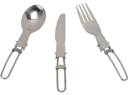 Faqueiro Para Campismo GO SYSTEM Cutlery Set (Aço Inoxidável)