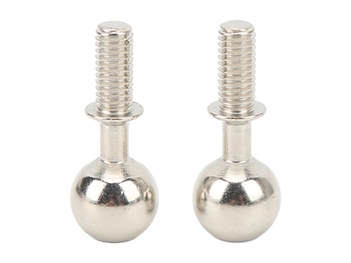 2pcs Pivô De Bola De Aço Resistente À Oxidação E Desgaste Acessórios Para Carros Rc 1/7 1/8