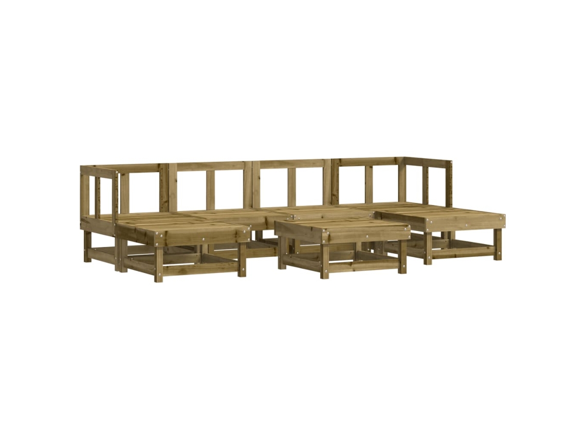 Garden Lounge Set, Garden Lounge Sets Vidaxl Marrom Madeira De Pinho Impregnada (n/a)