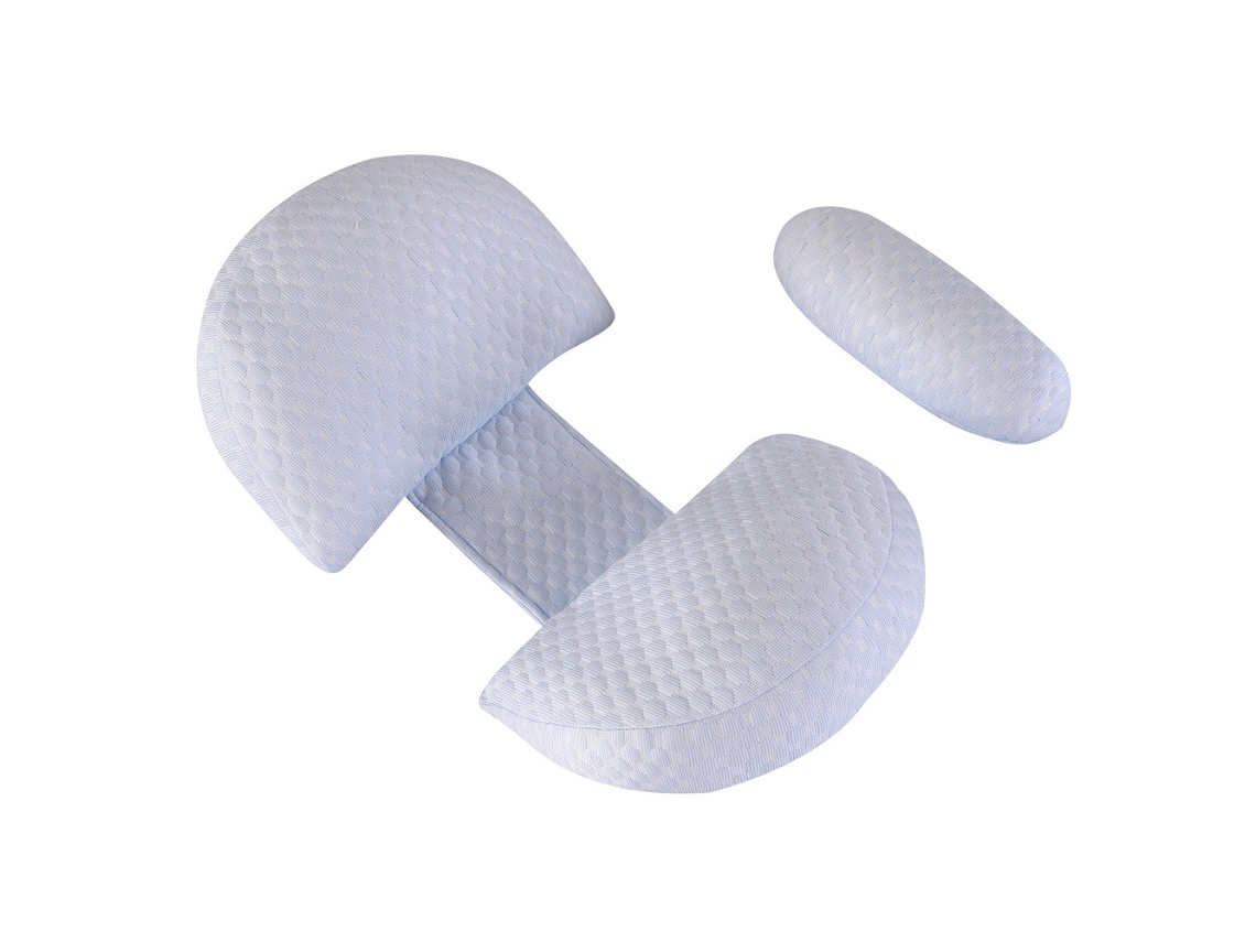 Lurelia Almofada Lombar Para Costas E Gestantes Ergonómico Portátil Lavável Azul