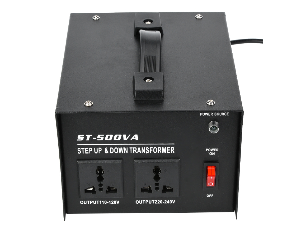 Conversor De Tensão 500w Transformador Com Sockets