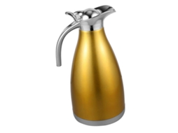 Jarra Térmica De Aço Inoxidável Para Café, 2 Litros, Com Isolamento A Vácuo E Design Anti-vazamento Para Bebidas Quentes.