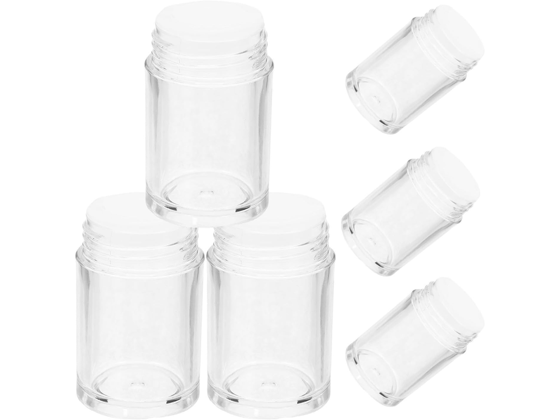 Frasco Pod Plástico 10ml, Embalagem com 6 Unidades, Com Peneira E Tampa.