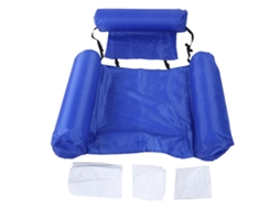 Hammock Inflável Cama Flutuante Plegável Para Piscina