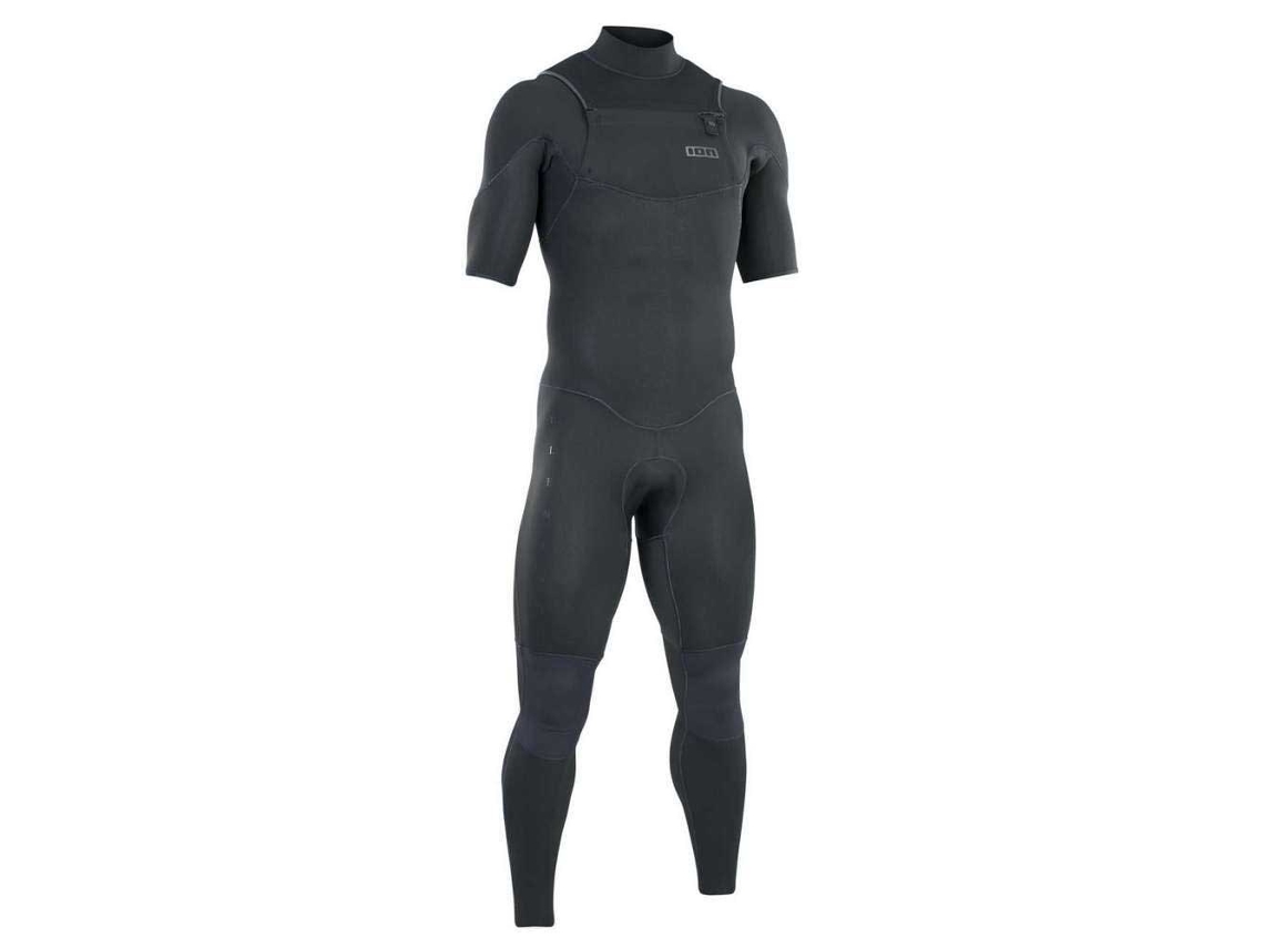 Terno de Neoprene Manga Curta com Zíper no Peito Element 2/2 Mm Cinzento Sion
